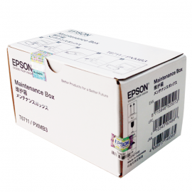 Maintenance Box ORIGINAL Epson T6711 PXMB3 E-6711 Reset Waste Tank Busa Box Pembuangan, Printer L1455 WorkForce WF-7610 WF-7611 WF-7620 WF-3011 WF-7111 WF-7511 WF-7711 WF-7110 Kotak Pemeliharaan