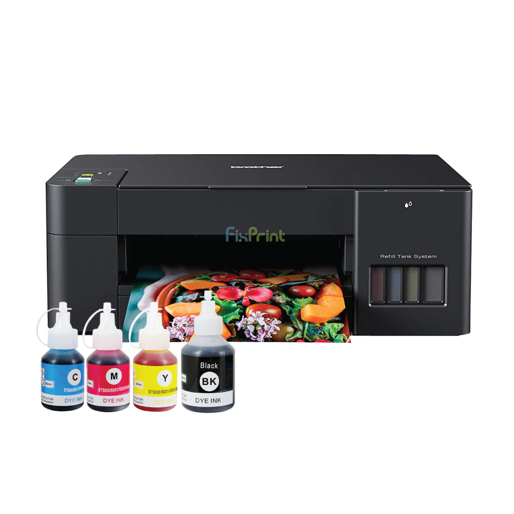 BUNDLING Printer Brother DCP-T420W DCP T420W Refill Tank Wireless All-In-One (Print, Scan, Copy & WiFi) With Compatible Ink