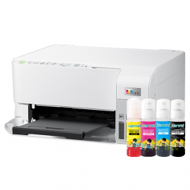 BUNDLING Printer Epson EcoTank L3556 A4 Wi-Fi All-in-One Print-Scan-Copy A4 Wireless Ink Tank With Xantri Ink