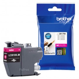 Cartridge Brother LC-3617M LC3617 Magenta Original, Tinta Printer Brother MFC J2230DW J2730DW J3530 J3930DW