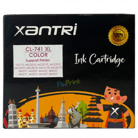 Cartridge Xantri Can CL741XL Color Chip, Cartridge Printer Can TS5170 MG2170 MG2270 MG3170 MG3270 MG3570 MG3670 MG4170 MG4270 MX377 MX397 MX437 MX457 MX477 MX517 MX527 MX537