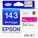 Cartridge Printer Epson 143 T143 T 143 Magenta, Tinta Printer Epson Work Force WF7511 WF7521 WF3011 WF3521 WF7011 ME900WD 940FWD 960FWD Original