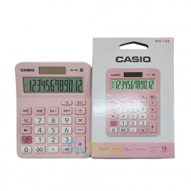 Kalkulator Casio MX-12B-PK 12 Digit, Calculator Desktop 12 Digits MX 12B Pink Original