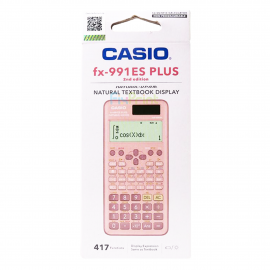 Kalkulator Casio fx-991ES PLUS-2 Pink, Calculator Scientific Kalkulator Ilmiah Standar fx-991ES PLUS-2PK Original