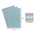 Kertas Brief Card A4 160gr isi 100Lmbr Biru Muda, Kertas Manila BC (Brief Card) A4 210mm x 297mm For Inkjet Laserjet isi 100 Paper Brief Light Blue