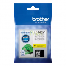 Cartridge Original Brother LC-462 LC462Y Yellow, Tinta Printer Brother MFC-J2340DW MFC-J2740DW MFC-J3540DW MFC-J3940DW