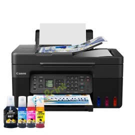 BUNDLING Printer Canon PIXMA InkTank Efficient G4770 (All In One - Wifi - Fax - Lan) New, Printer Canon InkTank G4770 New Plus Tinta Xantri