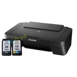 BUNDLING Printer Canon PIXMA MG2570S New Mesin Garansi Resmi With Original Cartridge