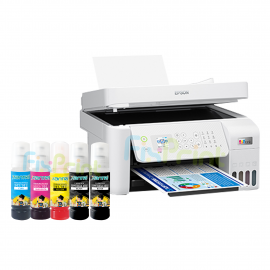 BUNDLING Printer Epson EcoTank L5296 L 5296 White A4 WiFi All-in-One Ink Tank Print Scan Copy with ADF With Xantri Ink