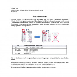 Tinta LOOSEPACK GI73 Y GI-73 Yellow 60ml (Tanpa Box), Refill Printer Pixma G570 G670 Original Canon