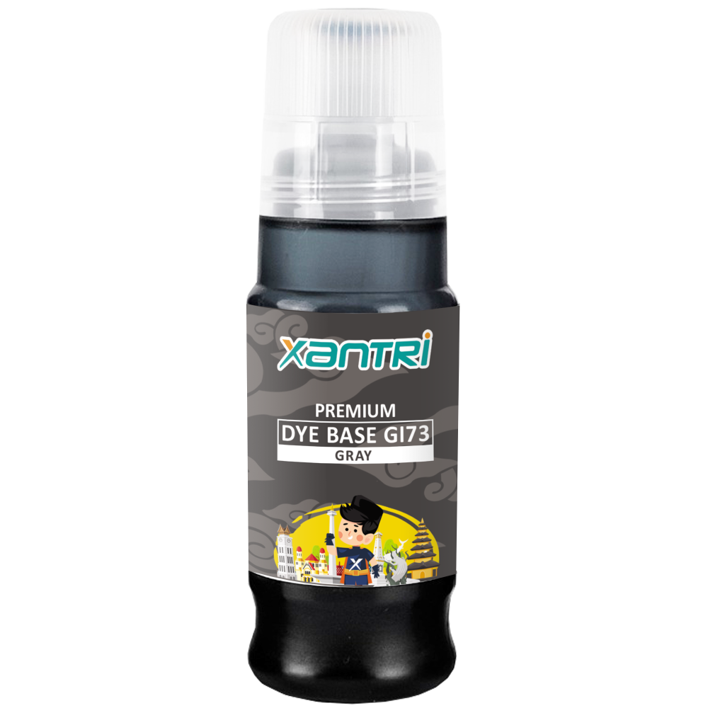 Tinta Xantri GI73 GI73GY GI 73 Gray 70ml, Refill Printer Can Pixma G570 G670 InkTank