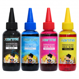 Tinta Xantri 664/673 Yellow 100ml, Printer EP L110 L120 L210 L220 L300 L310 L350 L355 L360 L365 L380 L405 L455 L485 L550 L555 L565 L100 L200