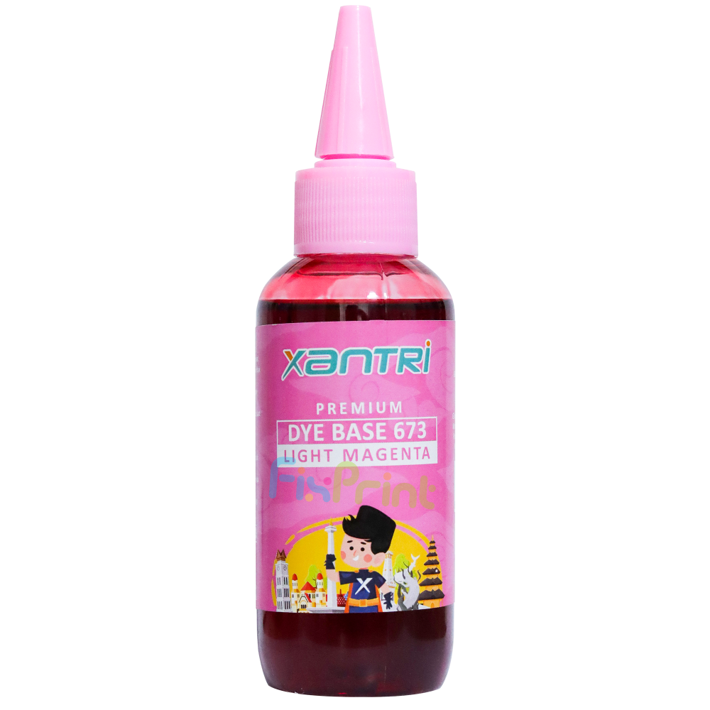 Tinta Xantri 673 Light Magenta 100ml, Printer EP L800 L805 L810 L850 L1300 L1800