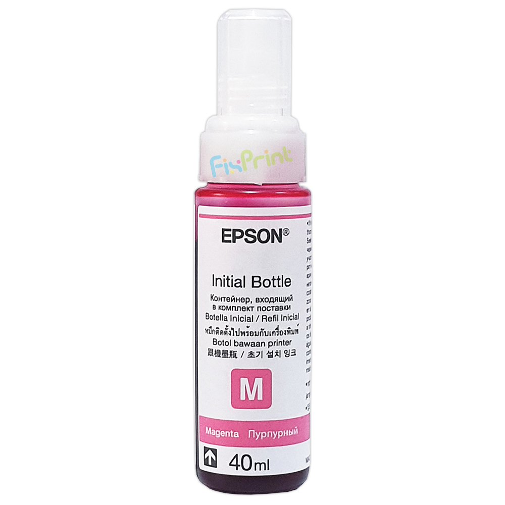 Tinta LOOSEPACK 664 Small 40ml Magenta (Tanpa Box), Refill Printer L120 L121 Original Epson