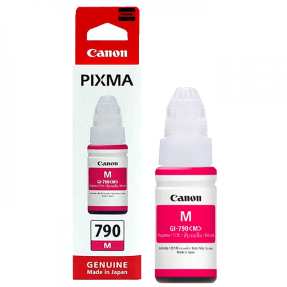 Tinta Refill Canon Original G1010 G2010 G3010 G4010 G4000 G1000 G2000 G3000 GI-790 Magenta 70ml, Tinta Refill Printer Canon G1000 G2000 G3000