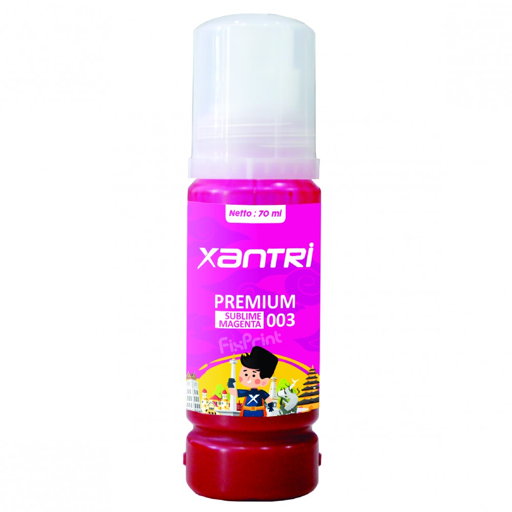 Tinta Xantri Sublim EP 003 Magenta 70ml, Printer EP L1110 L3110 L3150 L4150 L4160 L5190 L6160 L6170 L6190