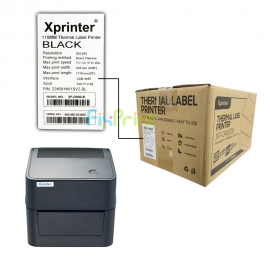 Printer Label Barcode XP-D4601B USB+WiFi (Hitam), XPrinter Thermal D4601B Interface USB+Weriless, Printer Cetak Resi+Paper Tray PN 224601WI1SVZ-BL